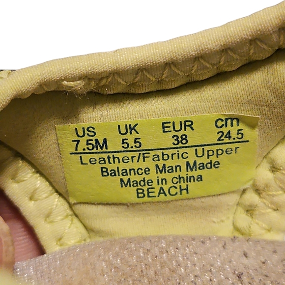 Bzees Blue/Yellow Sport Sandals - Picture 5 of 6